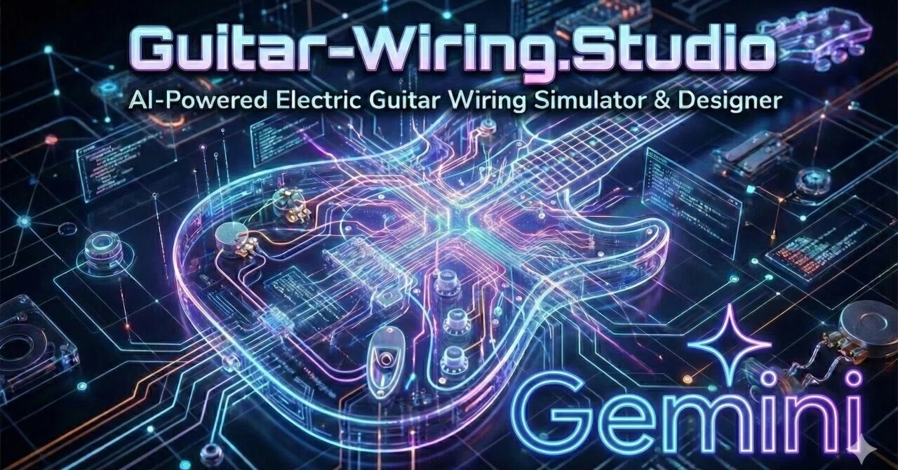 【無料】 Vibe Coding でギターの配線を自由に設計できるシミュレーター「Guitar Wiring Simulator」を作りました ...
