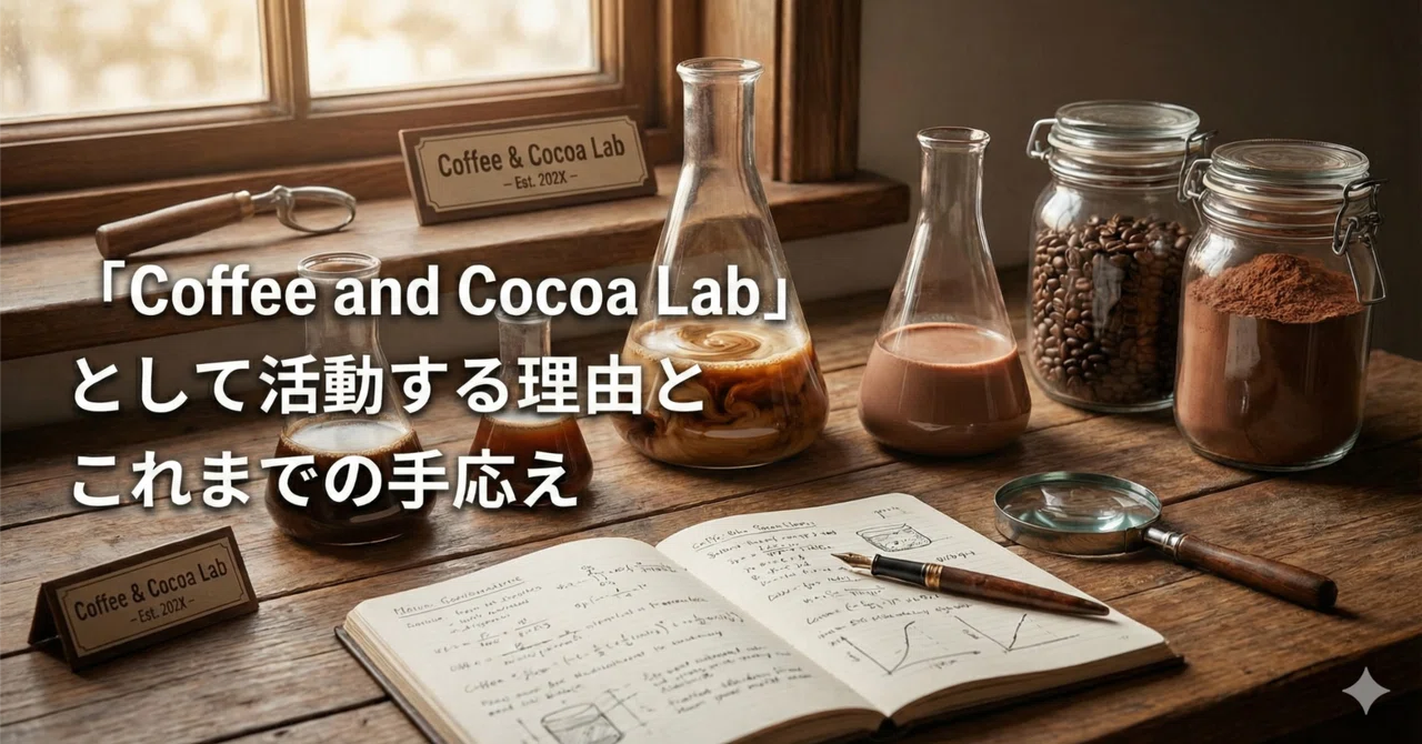 「Coffee and Cocoa Lab」として活動する理由とこれまでの手応え｜日常を自戒に変える徒然記 〜Jin〜