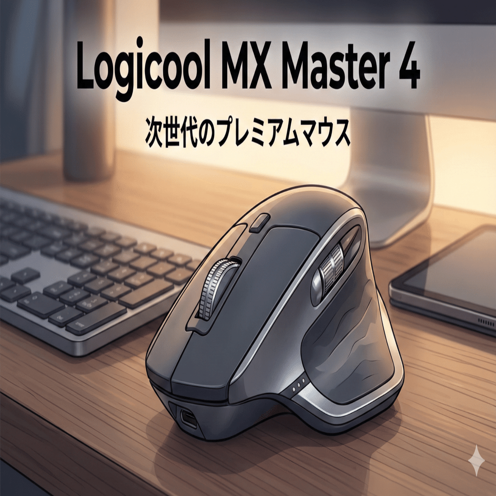 マウス・トラックボール logicool MX Master4 Logicool MX Master 4】トラックボールに挫折したあなたへ。結局「王道