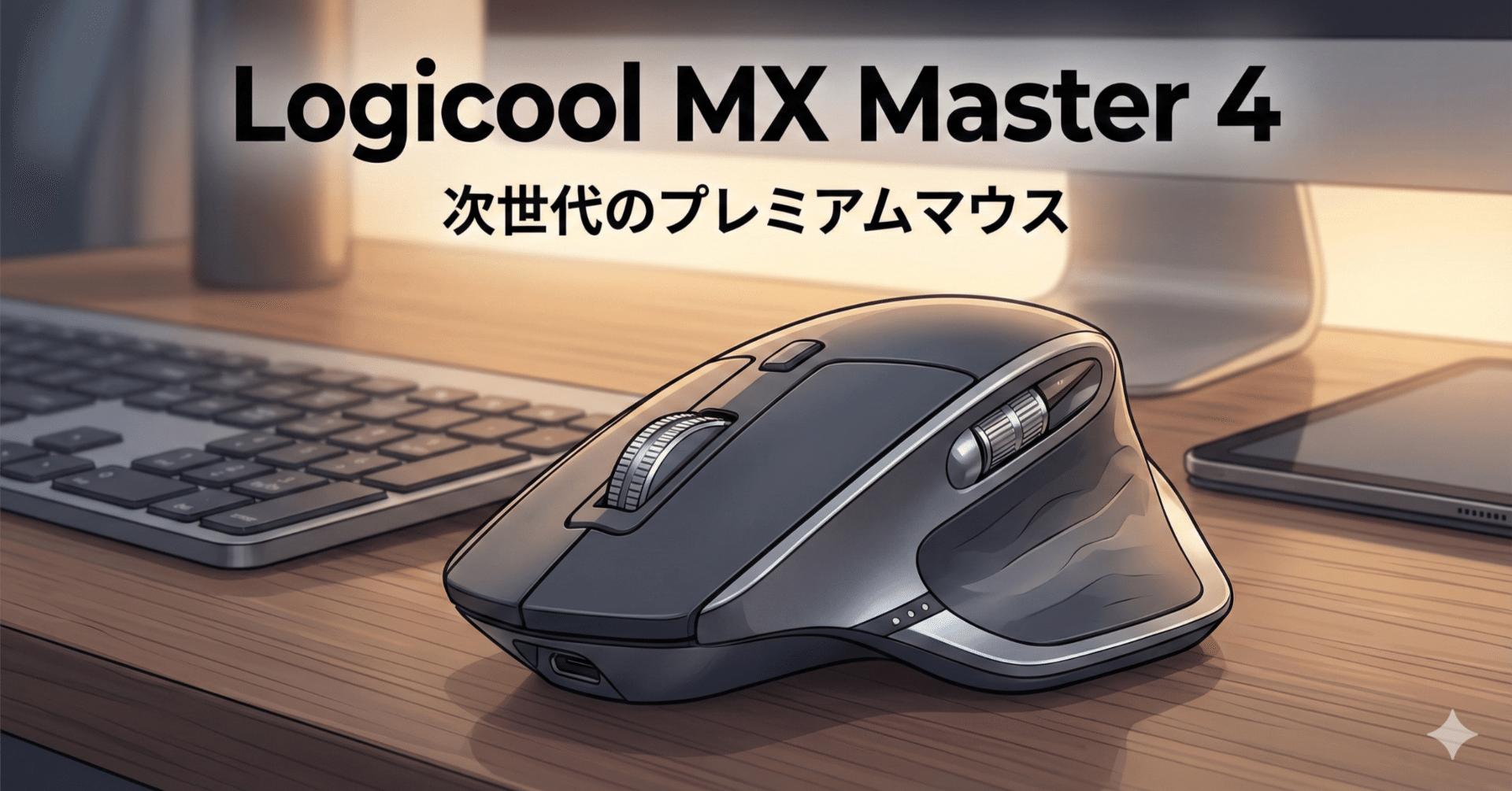 Logicool MX Master 4】トラックボールに挫折したあなたへ。結局「王道 Logicool MX Master 4】トラックボールに挫折したあなたへ。結局「王道