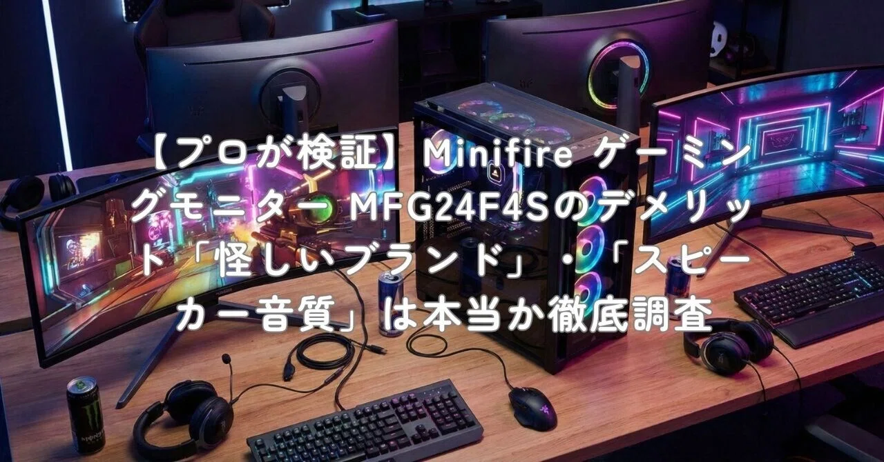 24インチ ゲーミングモニター MINIFIRE MFG24F4S MFG24F4S
