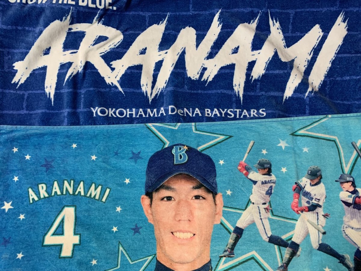 横浜ベイスターズ等身大フォトプリントタオル スポーツ