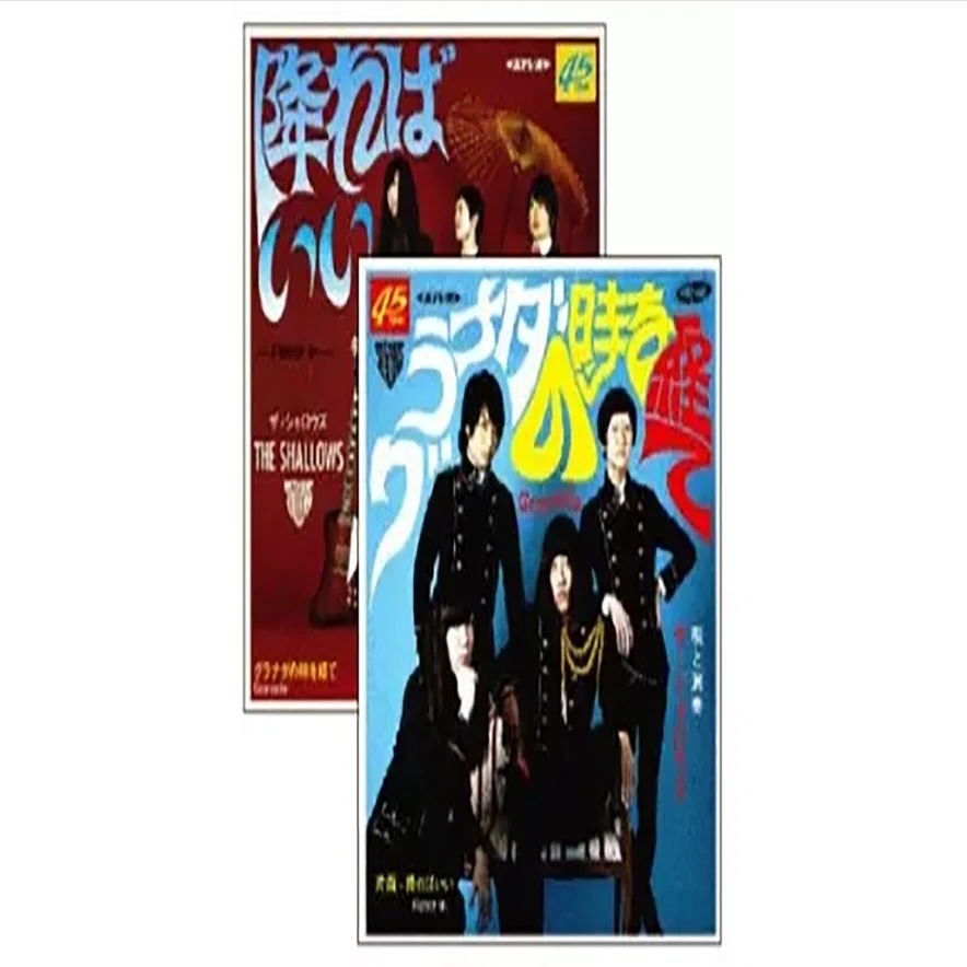 昭和レトロ　Sレコードジャケットのみ　120枚 ザ・シャロウズ レコードジャケット 2012.12月 撮影｜レトロな風景と