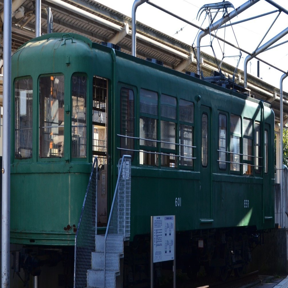 宮の坂駅の江ノ電600形(601号)｜115の写真館