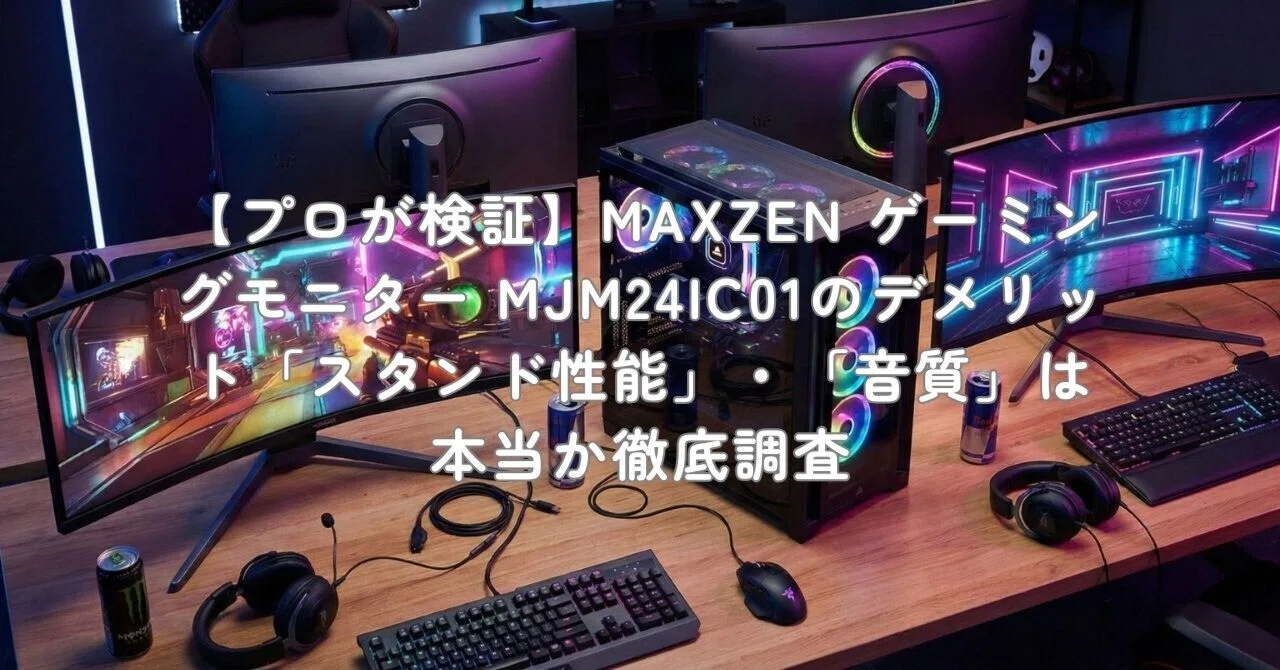 ゲーミングモニター　MAXZEN 23.8インチMJM24IC01 MJM24IC01｜maxzen（マクスゼン）