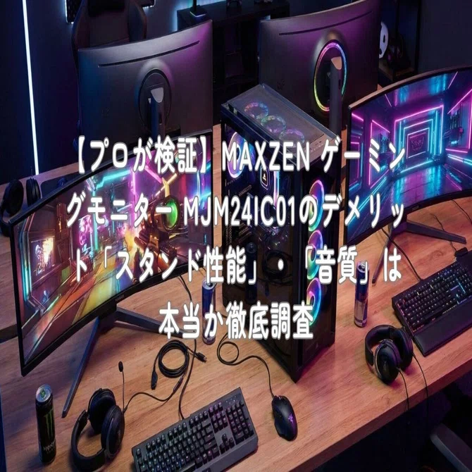 プロが検証】MAXZEN ゲーミングモニター MJM24IC01のデメリット