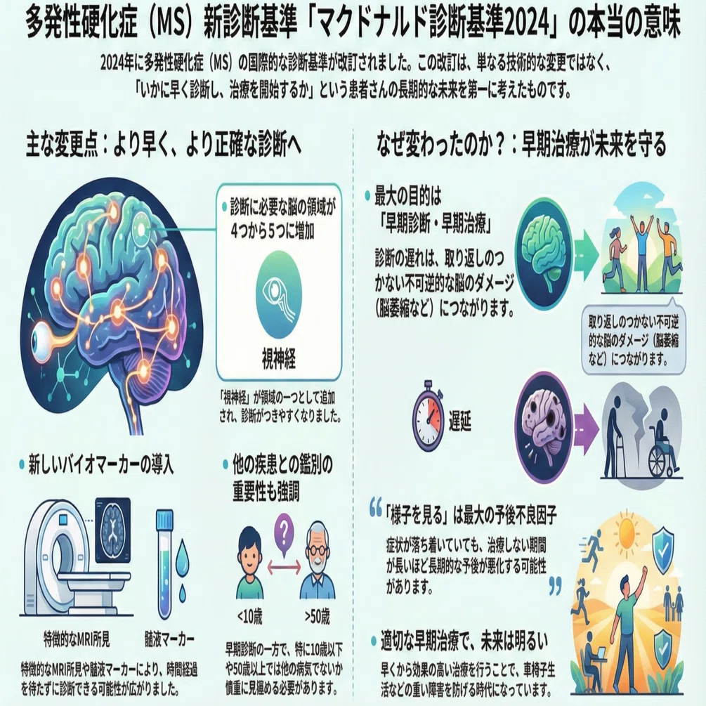 McDonald診断基準2024“変更”の本当の意味｜けんぞぉ先生の医学手帖