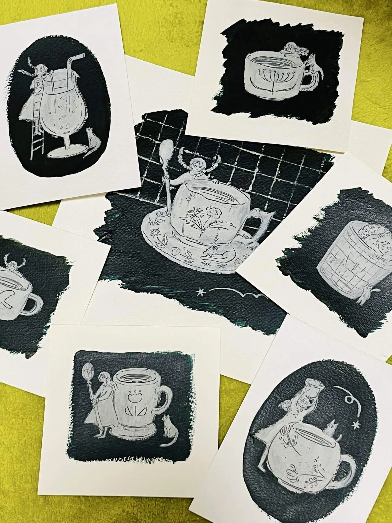 個展の記録③-2026年「午前3時のお茶会」作品、グッズについて｜青い栞