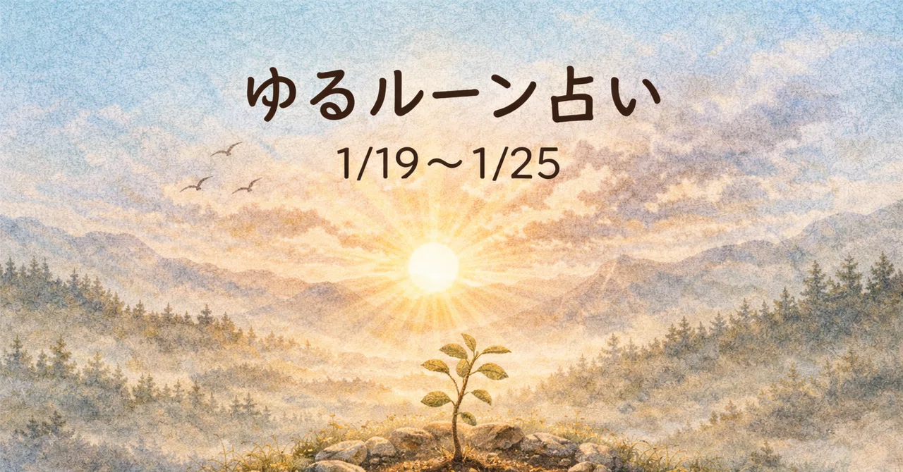 Casual Rune Reading | Action Tips for 1/19–1/25｜ゆるルーン占い
