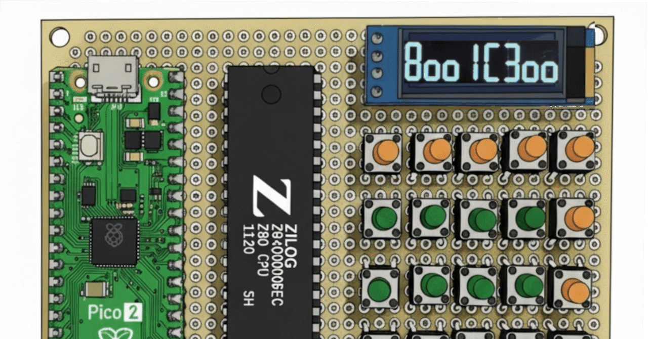 ラズピコでOLEDを7セグ化計画:② 本格フォント化！ Adafruitフォントを