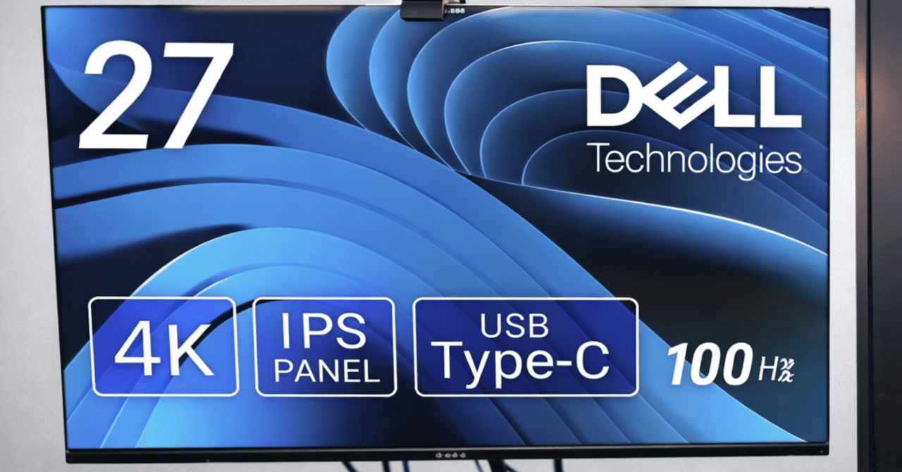 在宅ワーク向けにDellのモニタ(P2725QE)を購入 90W給電と有線LAN内蔵でデスクが激変した｜おとも