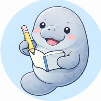 考えるマナティー