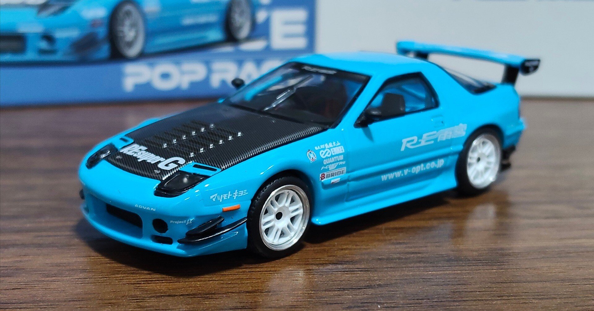 POP RACE 1/64 MAZDA RX7 FC3S RE-AMEMIYA TOKYO AUTO SALON 2026｜岡田衛