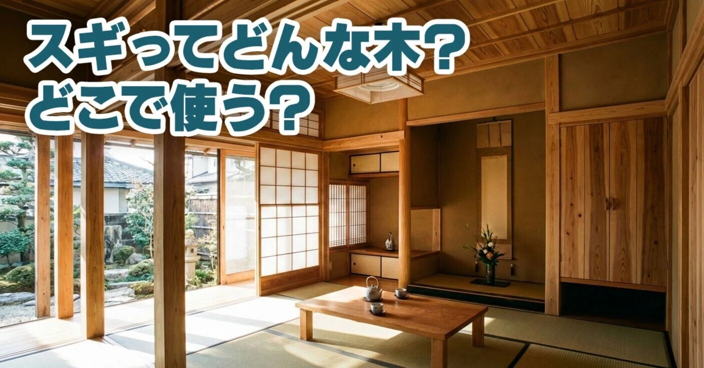 Material Encyclopedia] What is Sugi (Japanese Cedar)? Where is it 