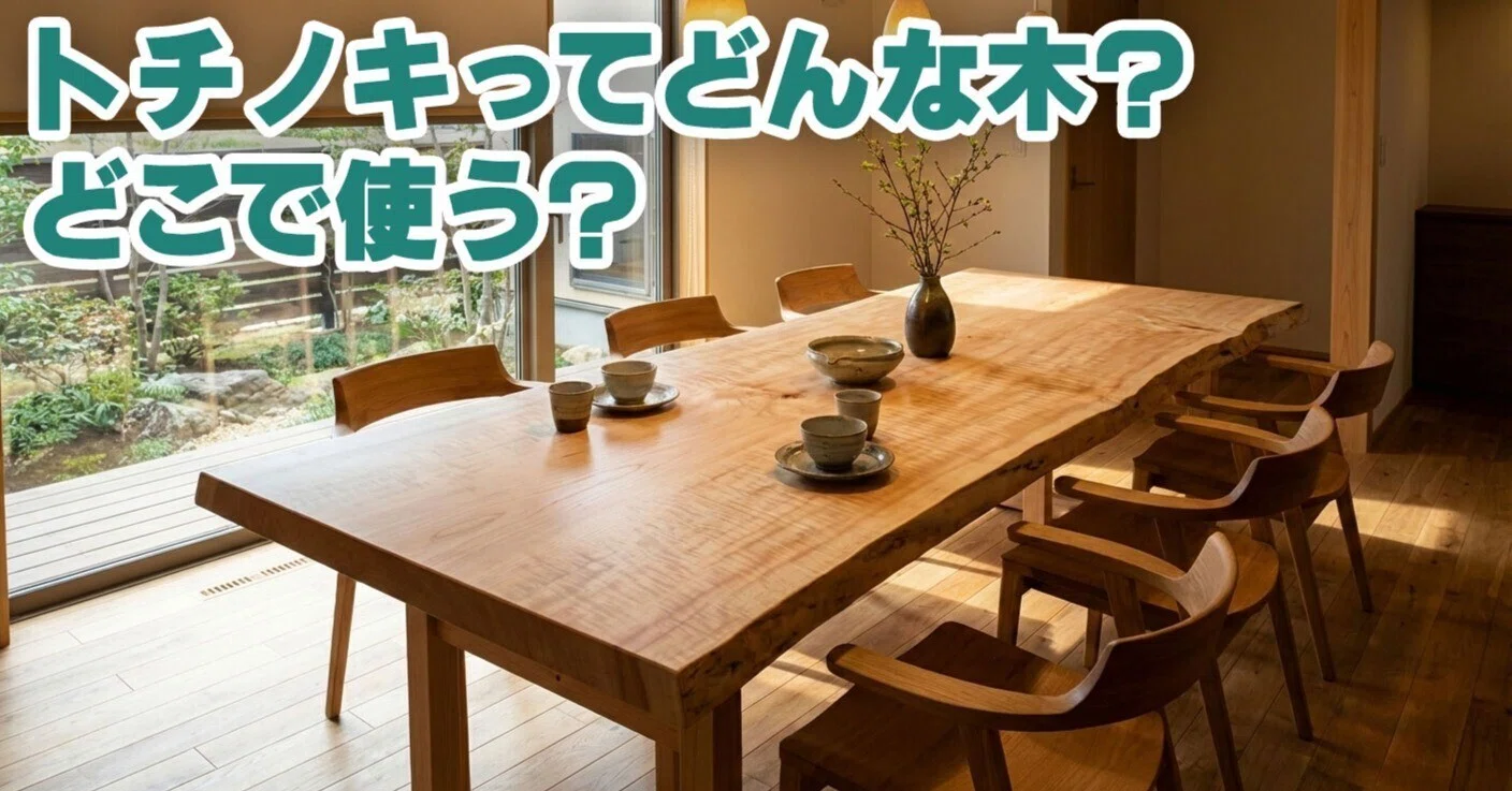 素材図鑑】トチノキ(トチ/栃/とち)ってどんな木？どこで使う？｜木材 