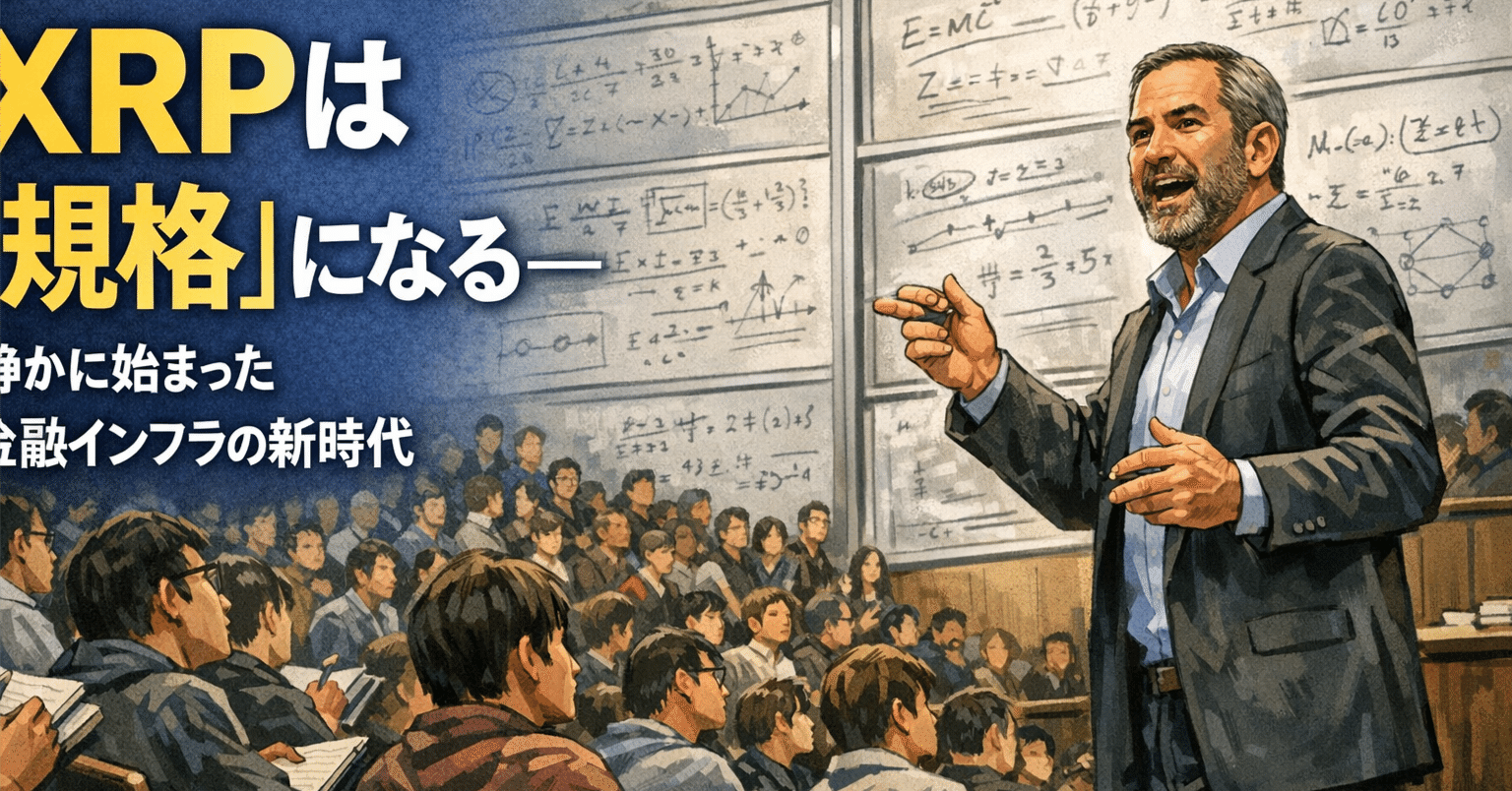 XRPは「規格」になる──静かに始まった金融インフラの新時代｜光本貴一｜XRP / Ripple