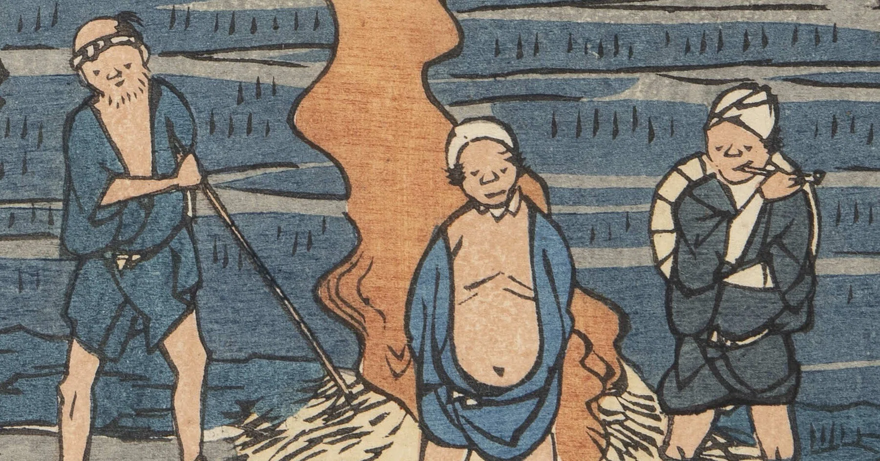 【不思議な絵画】五日市さん 歌川広重「東海道五十三次 四日市 三重川」浮世絵木版画｜浮世絵工房