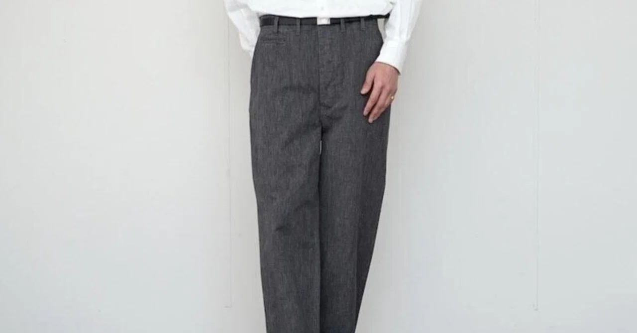 NICENESS、初の“前後倒し”パンツ。」【2026 S/S】【NICENESS NICENESS、初の“前後倒し”パンツ。」【2026 S/S】【NICENESS