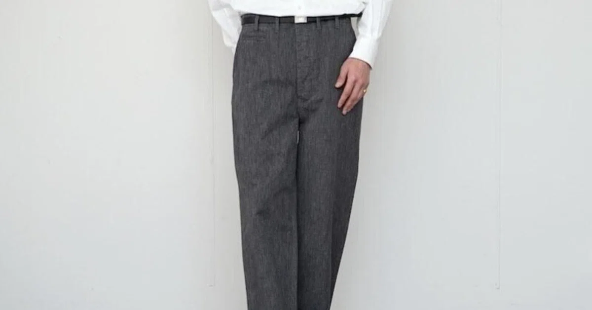 NICENESS、初の“前後倒し”パンツ。」【2026 S/S】【NICENESS