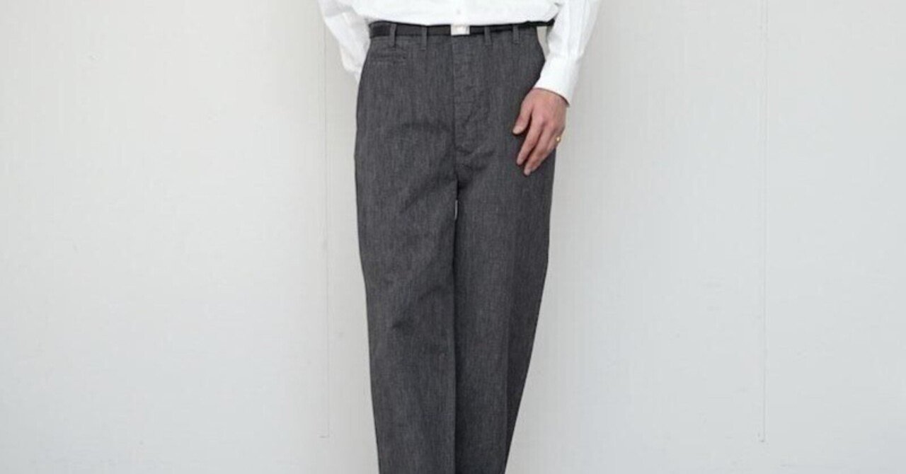 NICENESS、初の“前後倒し”パンツ。」【2026 S/S】【NICENESS