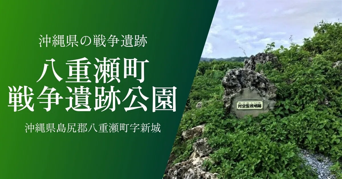 八重瀬町戦争遺跡公園｜戦跡紹介｜沖縄県島尻郡八重瀬町字新城｜歴史