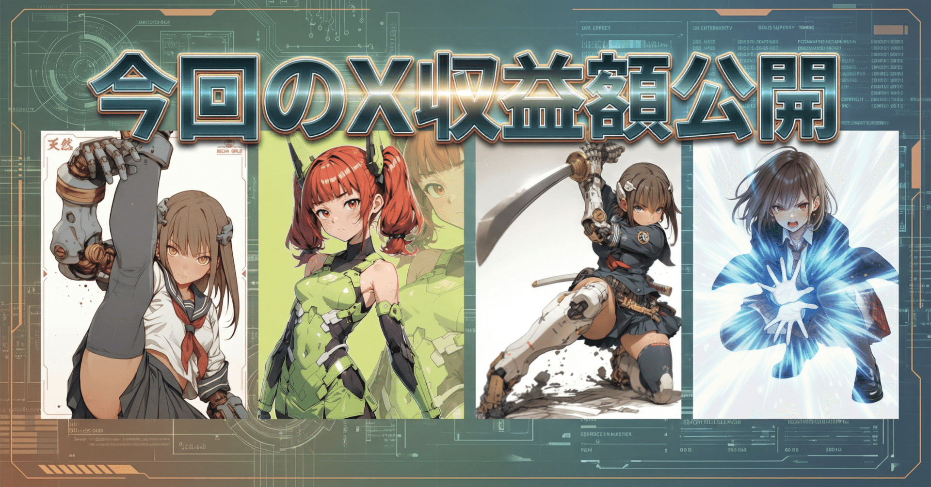 今回のX収益額公開（2026年1月18日のAIイラスト）｜てんねん｜AI