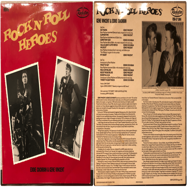 ロックン・ロール・ヒーローズ／エディ・コクラン＆ジーン