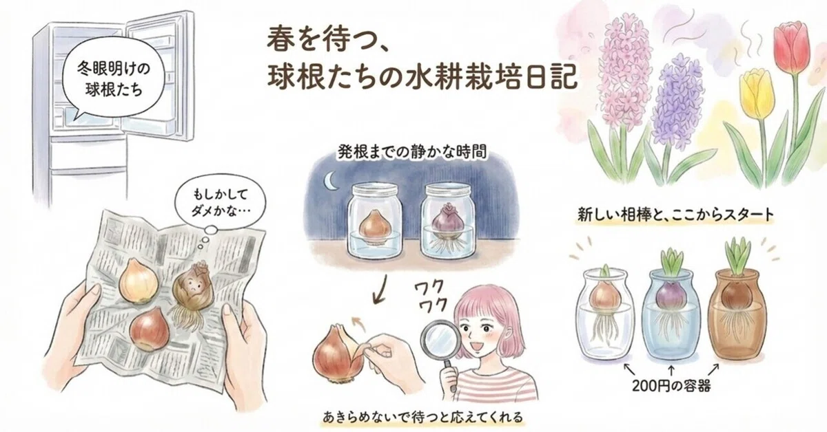 St Bulb Types 【The Beginning of a New Winter】 I've started hydroponic bulb ...
