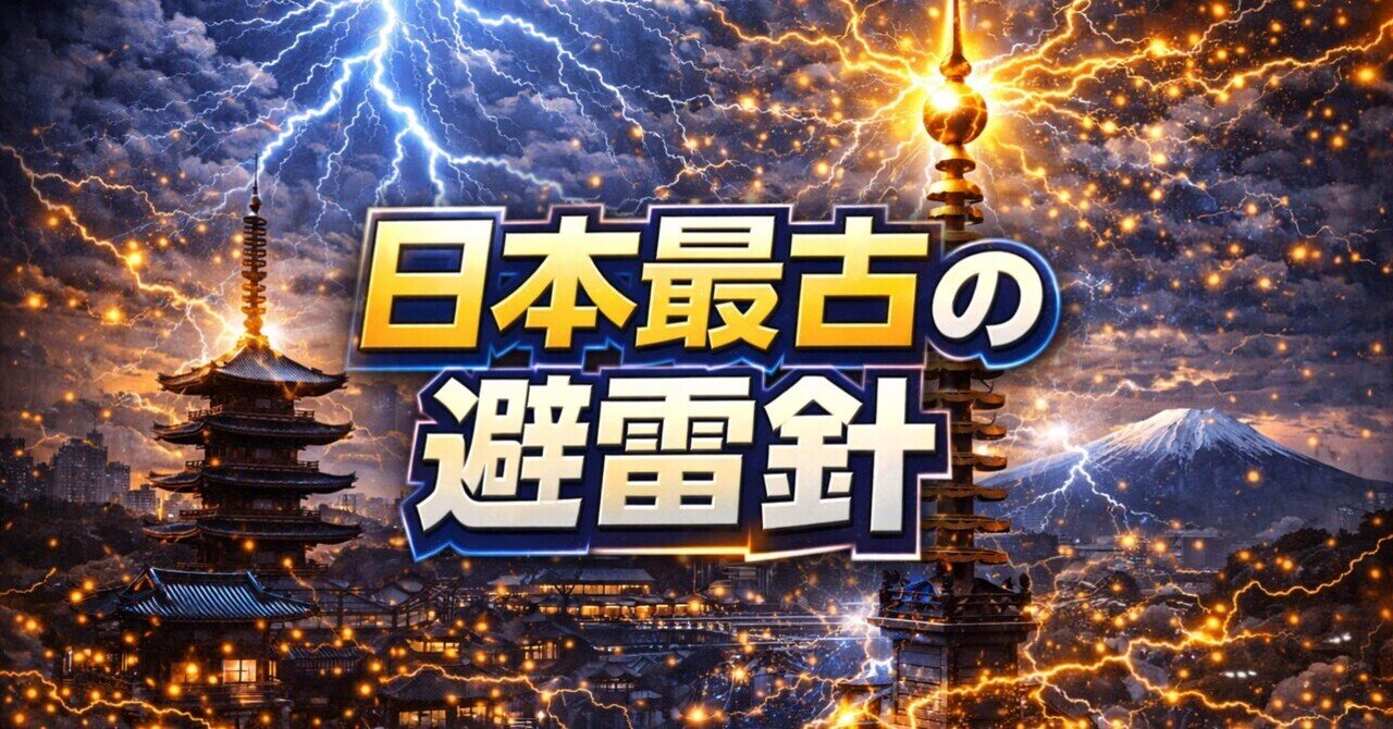 日本最古の避雷針｜𝕂𝕖𝕚