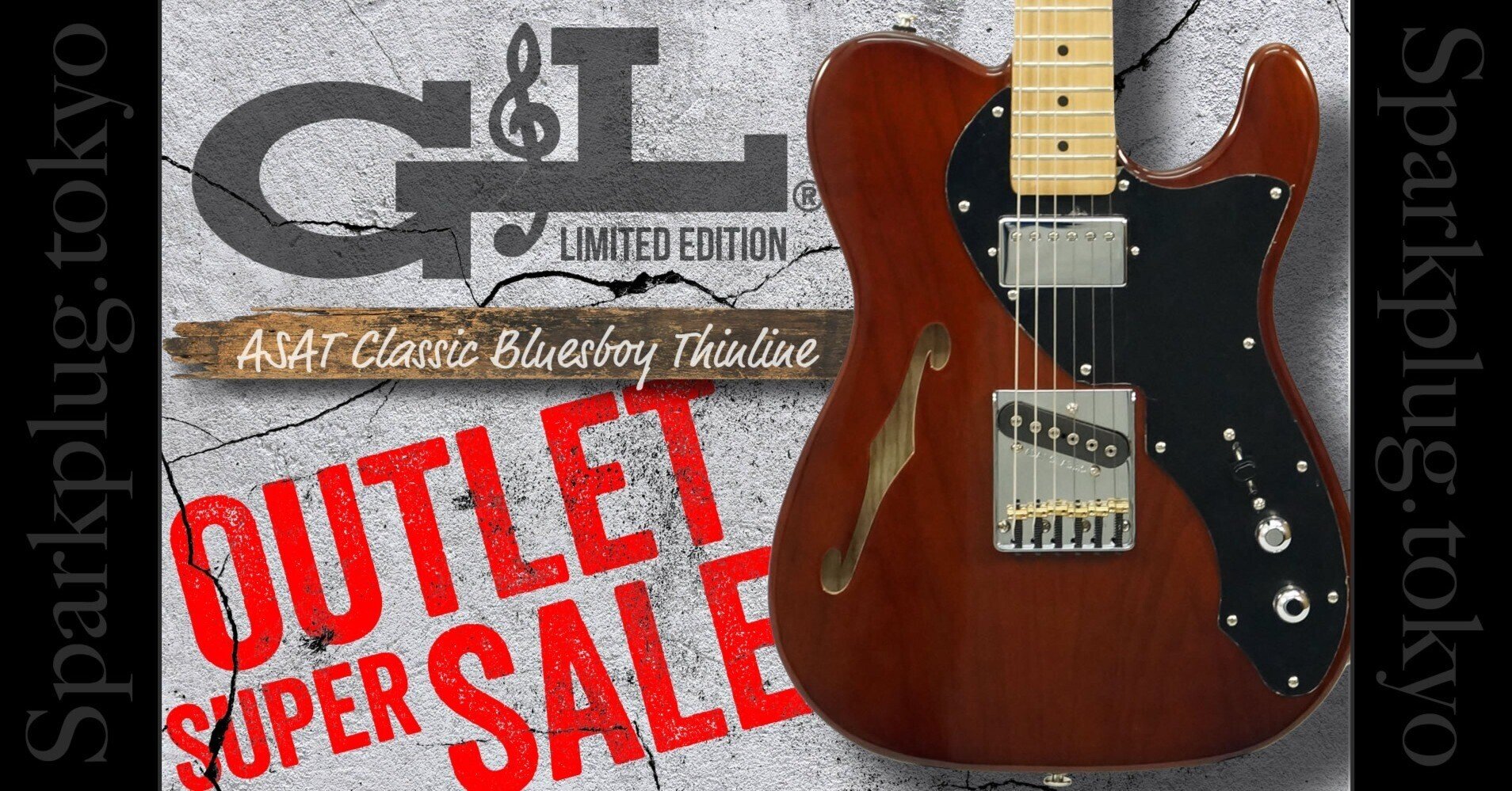 渋いモカブラウン!G&L USA 限定品 ASAT Classic Bluesboy シンライン 渋いモカブラウン!G&L USA 限定品 ASAT Classic Bluesboy シンライン