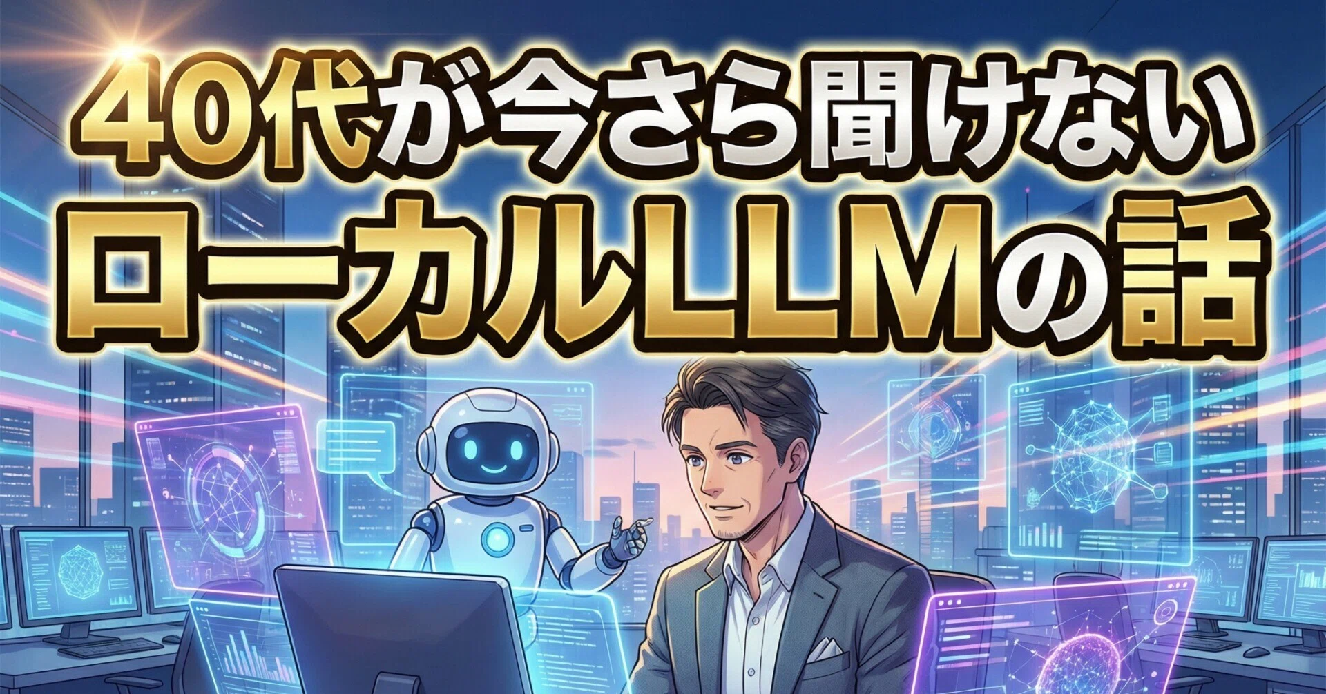 40代が今さら聞けないローカルLLMの話｜バジー