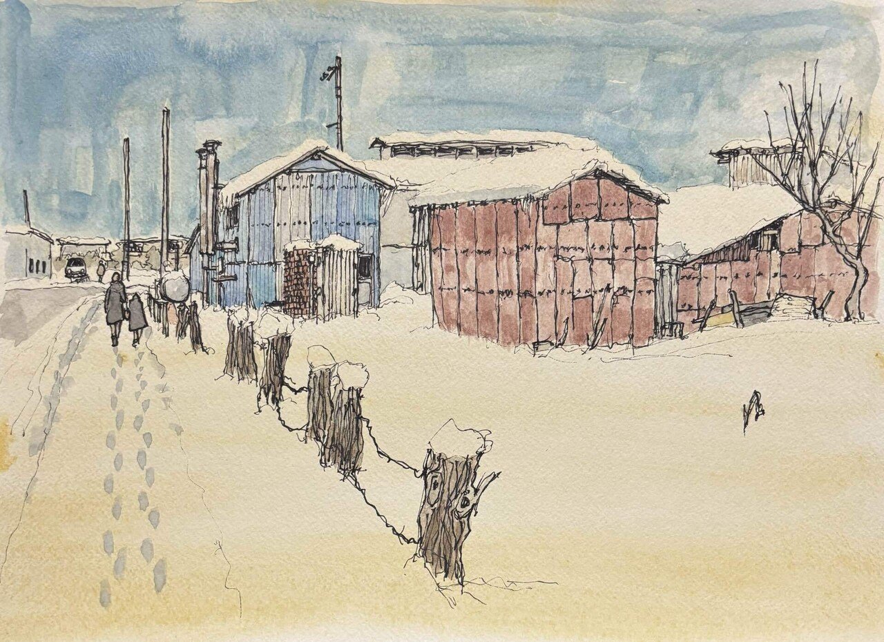 冬のスケッチ｜nemnem4646