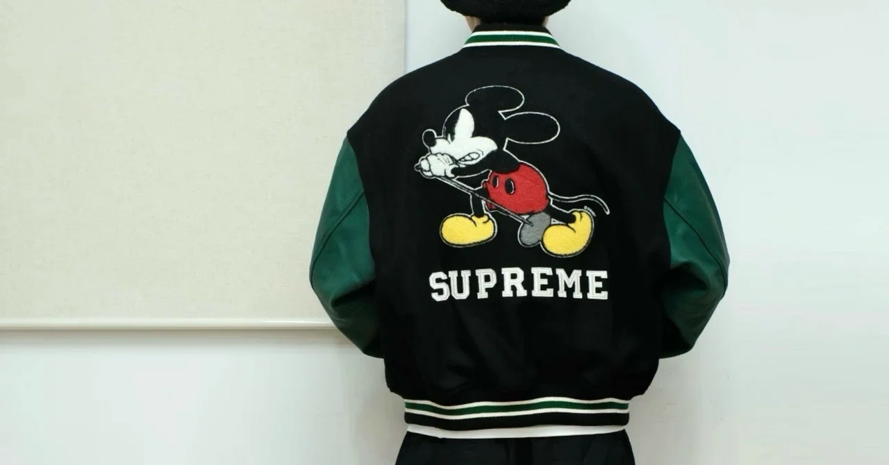 シュプリーム ナンバーナイン ミッキー バーシティジャケット 25AW