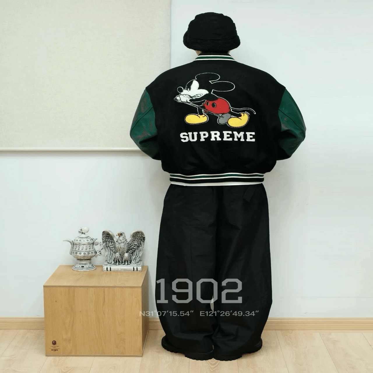 シュプリーム ナンバーナイン ミッキー バーシティジャケット 25AW