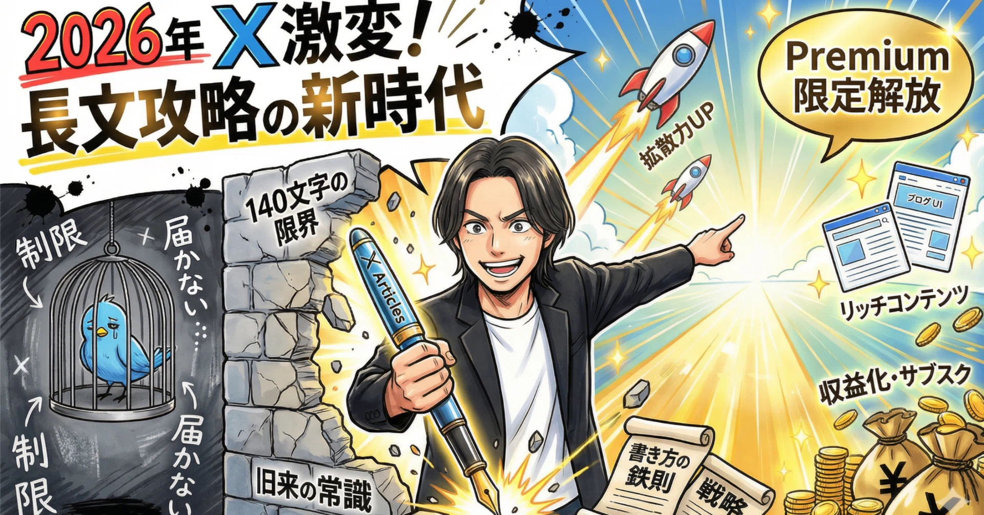 2026年最新】X Articles完全攻略ガイド｜Premium加入者必見の長文