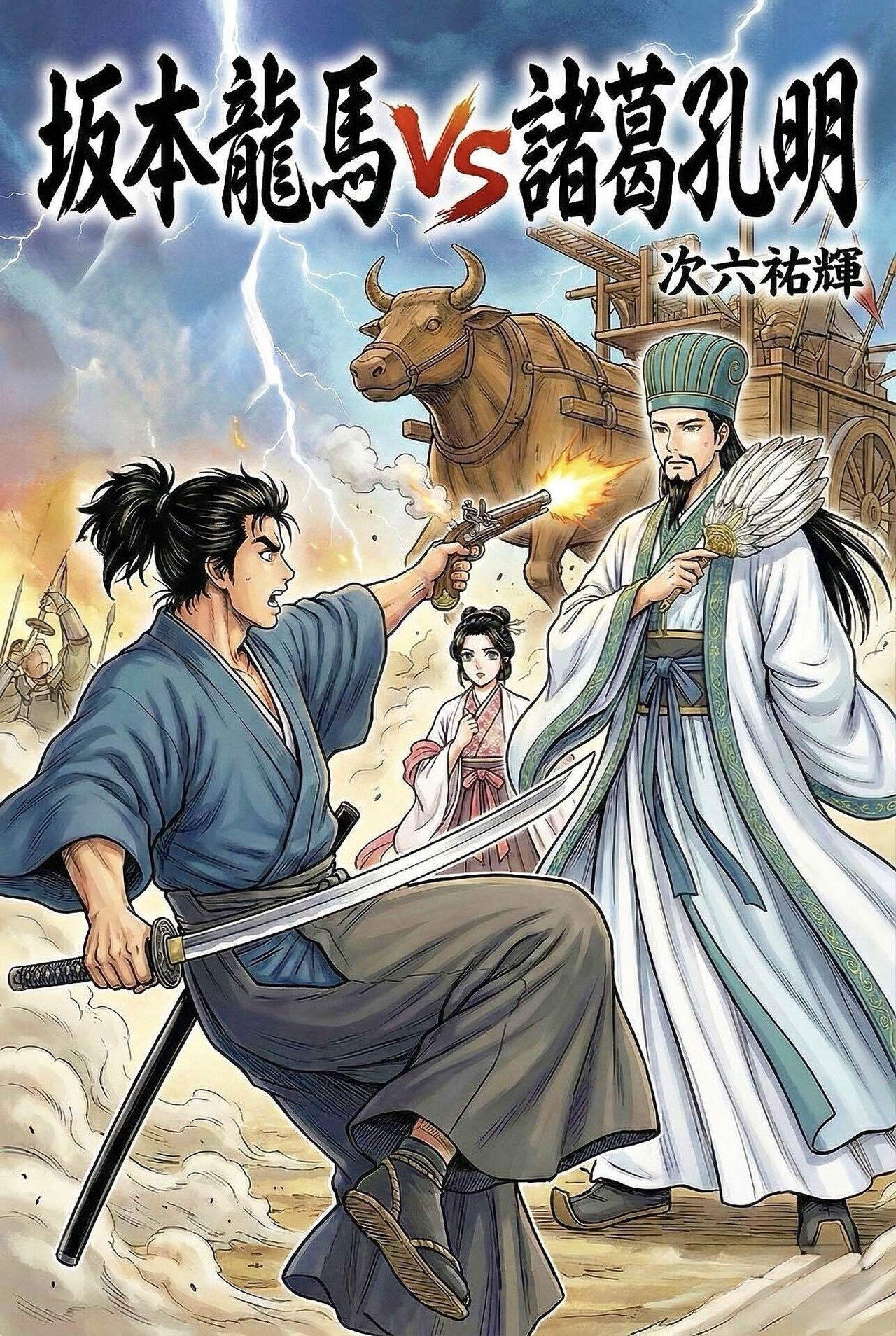 AI漫画】坂本龍馬vs諸葛孔明｜次六祐輝🎈JirokuYuki