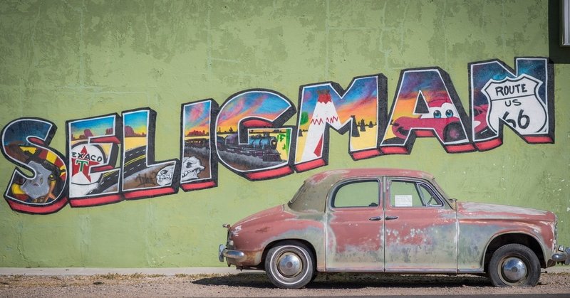 14 Route 66 映画 カーズ モデルの街へ 100ヶ国旅 アメリカ ラスベガス 編 世界一周日記 By Aki Furukawa Note