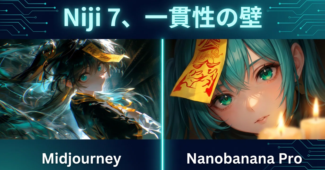Niji 7だけでMV作ったら破綻した（結論：一貫性が保てない→Omni