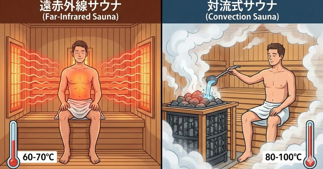 対流式サウナと遠赤外線サウナは何が違うの？仕組みから徹底解説 