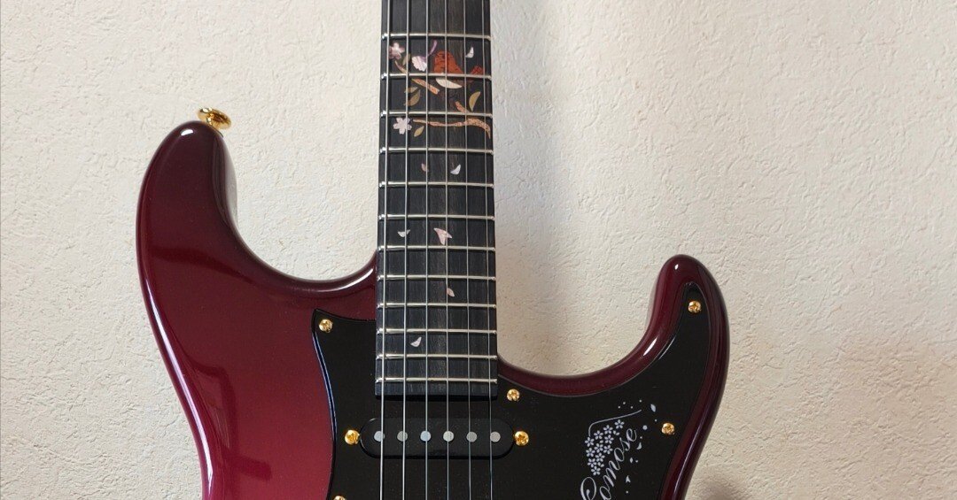 楽器紹介 第9弾 Momose 吉野千本桜 ストラトタイプ｜おつまみ ギター