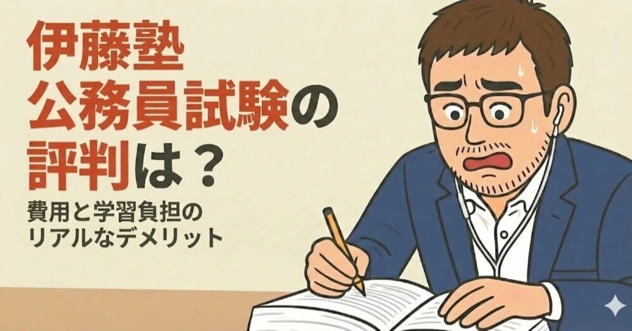 伊藤塾の公務員試験対策は評判倒れ？現役編集者が指摘する費用と学習
