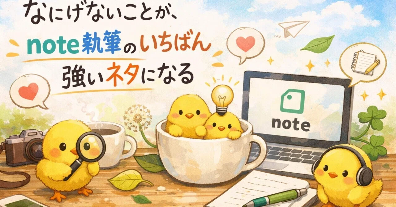The most casual things make for the strongest note writing topics｜ひよこと ...