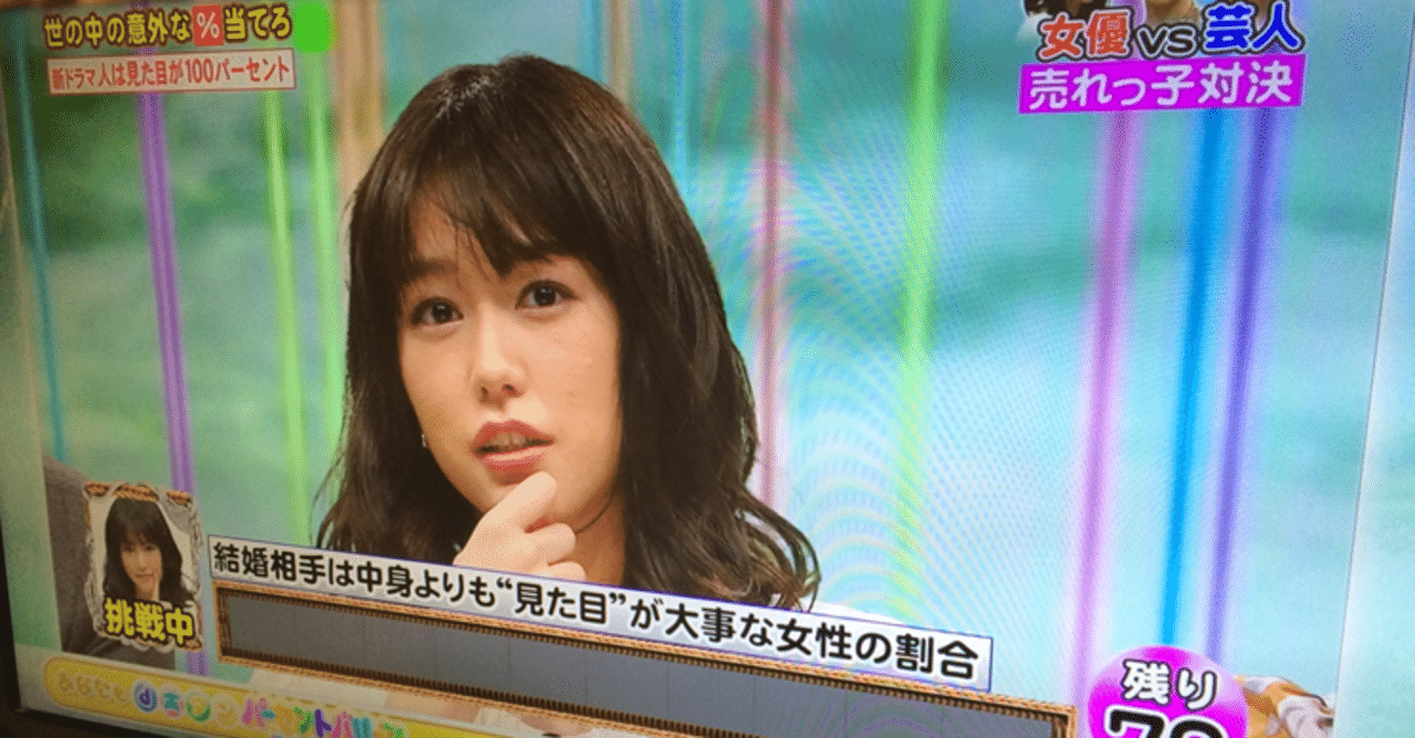 Globis 5 番外編 結婚相手は中身よりも 見た目 が大事な女性の割合は何 か Junichi Note