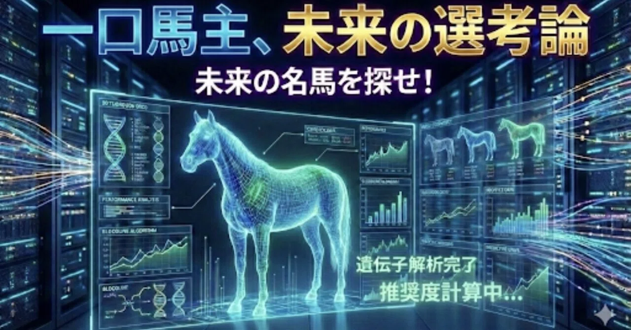 DMM12頭目】血統はS級、判断は慎重に。コントレイル×フランケルの至宝