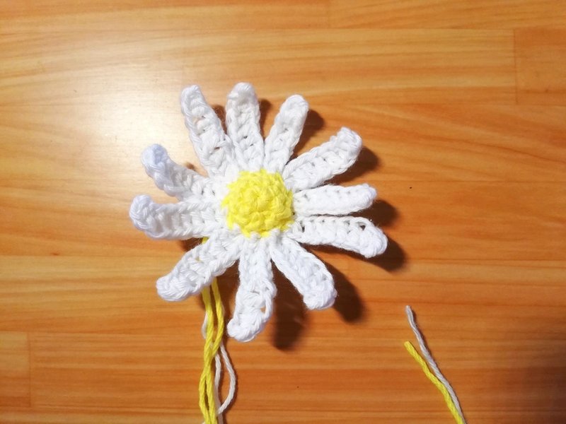 散歩に出ると マーガレットを編みたくなった やもりじゅんこ Note