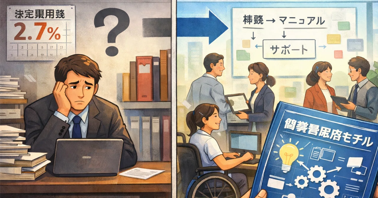 雇用率達成”の呪縛を超えて──障害者雇用が人事の本質を問うとき」|若林 忠旨(特定社会保険労務士・障害者雇用戦略アドバイザー