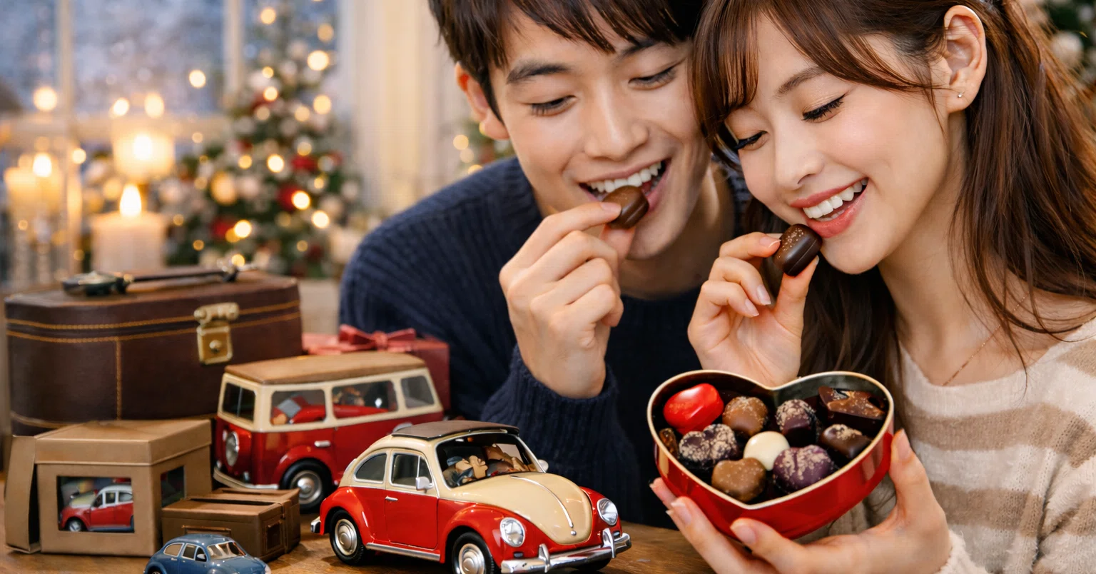モロゾフのビートルのバレンタイン2026はどこで買える？限定ミニカー