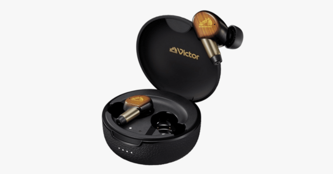 Victor WOOD master サンバーストブラウン　オマケケース付き JVCケンウッド Victor WOOD master ワイヤレスイヤホン（サンバースト