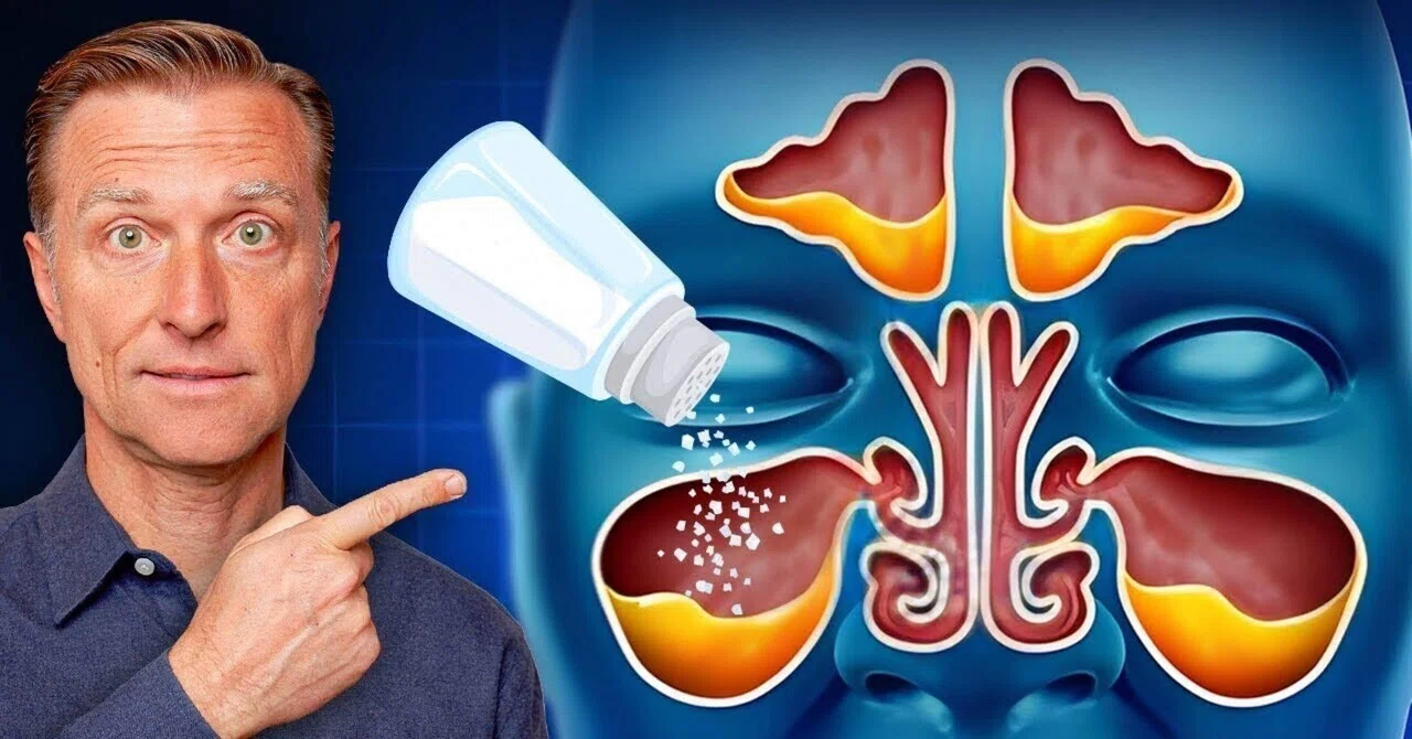 塩で喉と副鼻腔の粘液を取り除く方法