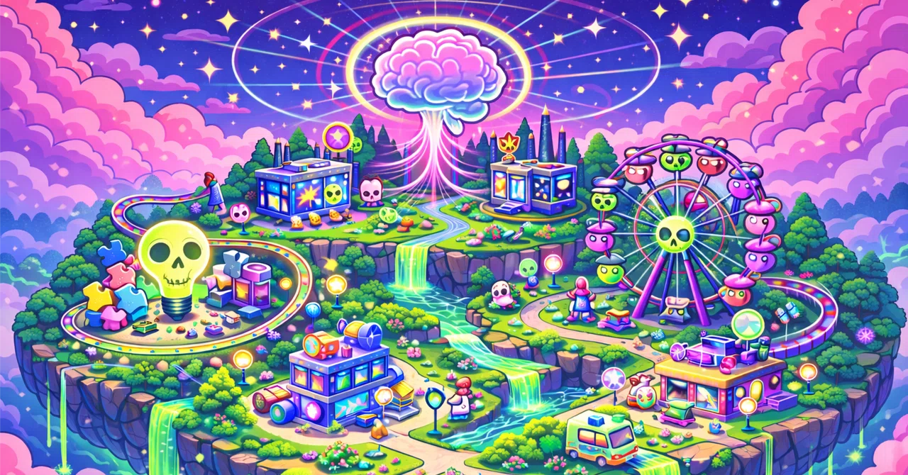 Cognitive Thought Structure Theory Land🎡 Park Map🗺️ (Reading Guide)｜🎢 ...
